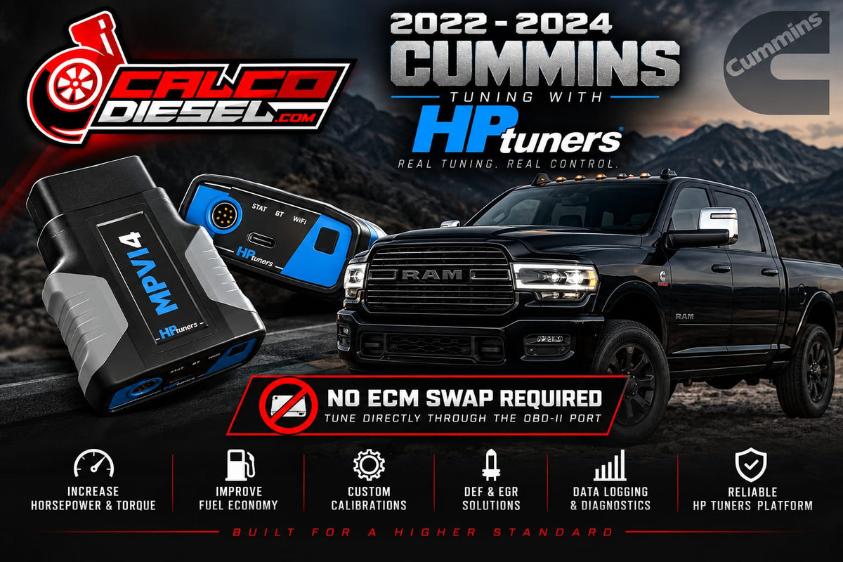 2022-2024 CUMMINS HP TUNERS ECM TUNING - SINGLE TUNE (PICKUP ONLY)