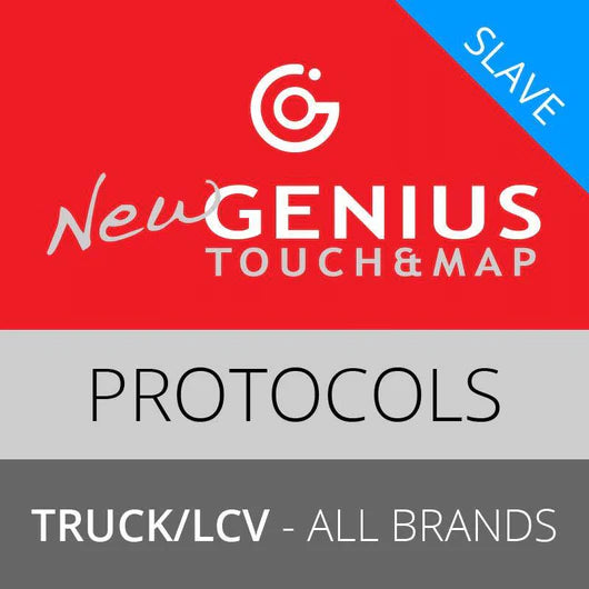 NEW GENIUS SLAVE TRUCK/LIGHT COMM. VEHICLES PROTOCOLS, SLAVE (inclusive of 1 year subscription)